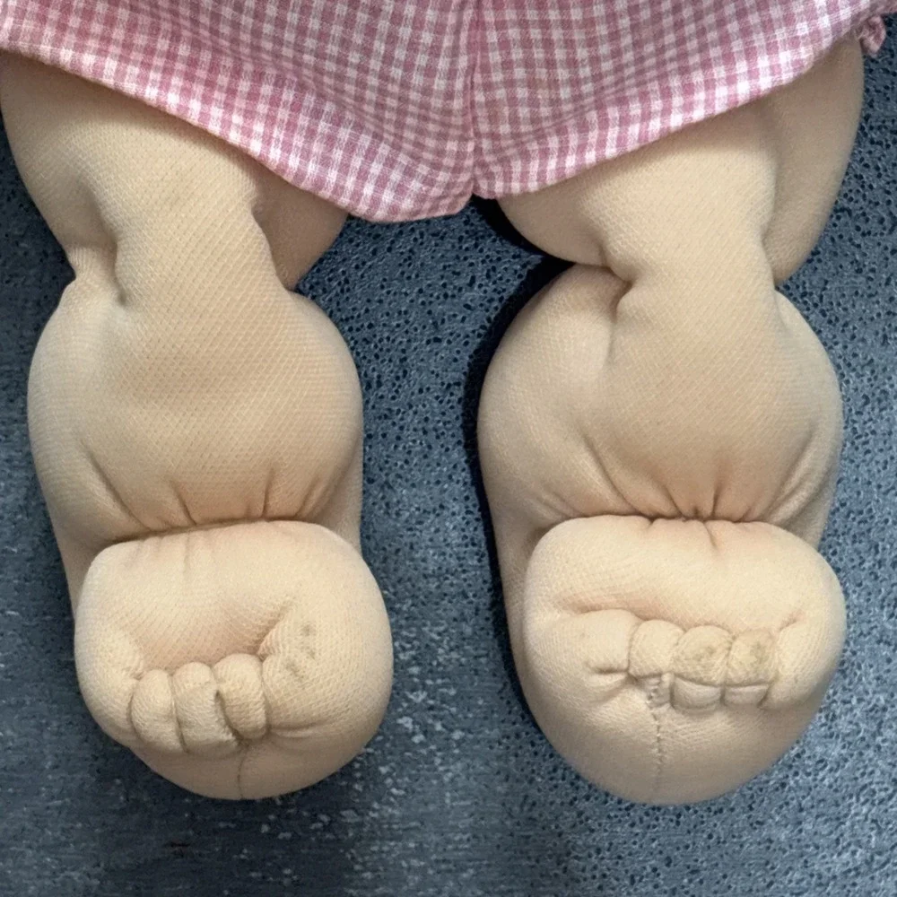 Cabbage Patch Kids dress leg